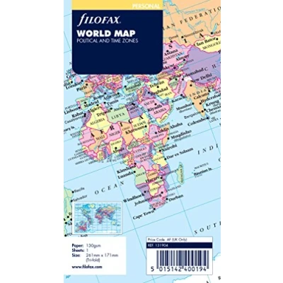 Image of Filofax Personal World Map