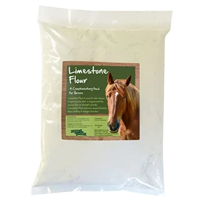 Image of Horse Herbs Limestone Flour Feed Supplement for Horses, Equine Calcium (2kg Bag)