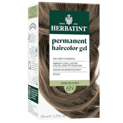 Image of Herbatint 6N Dark Blonde Permanent Hair colour 170ml