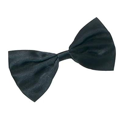 Image of Bristol Novelty BA559 Bow Tie Small Black Budget, Unisex Adult, One Size