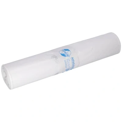 Image of Recycling LDPE 70L White Bin Sacks 25pcs/roll