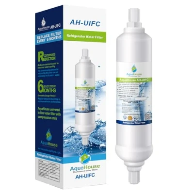 Image of AH UIFC Compatilbe Fridge Water Filter for LG &amp; Hotpoint BL9808, 3890JC2990A, 5231JA2012B, 5231JA2012A Daewoo DD 7098 with Screw Connections