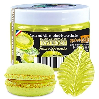 Image of Spring Yellow (Jaune Printemps) Intense Water Soluble food colour (50g)