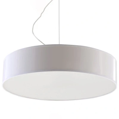 Image of Arena 3 Light Round Ceiling Pendant White, E27
