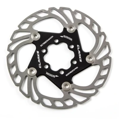 Image of Clarks Cycle Systems AR18 Floating 6 Bolt Disc Brake Rotor, Black, 160mm