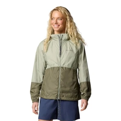 Image of Columbia Flash FORWARD Windbreaker, Women&#039;s, Size: XXL, Safari/stone green