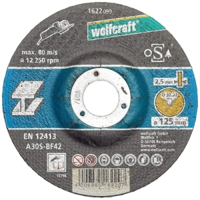 Image of wolfcraft Cutting Disc for Metal, Depressed Centre I 1622300