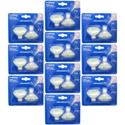 Image of FabFinds MR16 20W Halogen Spot Light Bulbs Dimmable White Warm (20)