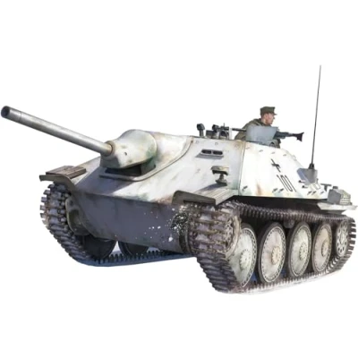 Image of TAKOM TAK2181 1:35 Tank Destroyer 38(t) Command Version with Winter Chains &amp; Full Interior Model Building Plastic Kit