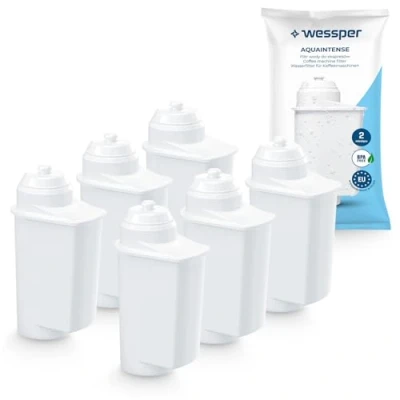 Image of Wessper Water Filter Replacement for Coffee Machines 6 Pieces TZ700D3, 467873, 575491, Brita Intenza Compatible with Siemens EQ 6.9, TI305206RW, Bosch TCZ7003 TCZ 7003 TCZ7033
