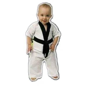 Image of Playwell Martial Arts Baby Infant Karate Uniform (Suit) 1 2 Years