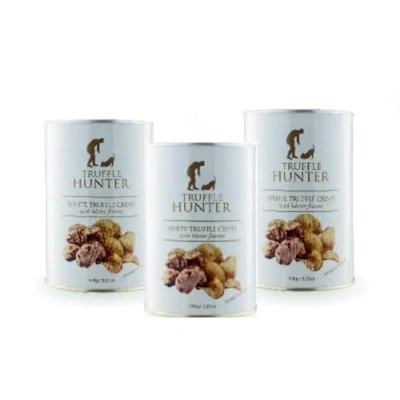 Image of TruffleHunter White Truffle &amp; Lobster Crisps Gourmet Snack 100g x 3