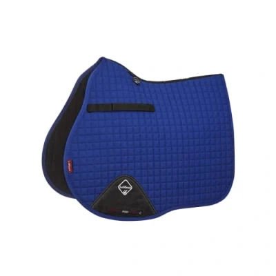Image of LeMieux General Purpose Cotton Square Saddle Pad English Pads for Horses Equestrian Riding Equipment and Accessories (Benetton Blue Large)