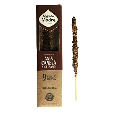 Image of Sagrada Madre, Organic Natural Incense Herbs, Anise, Cinnamon, Oliban, 44G
