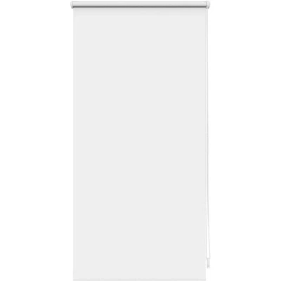 Image of vidaXL White Roller Blind Blackout 40x100cm Thermal Insulated Curtain for Home and Office with Light Blocking Feature