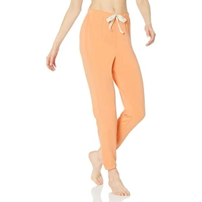 Image of Amazon Essentials Women&#039;s Lightweight Lounge Terry Jogger Pyjama Bottom (Available in Plus Size), Coral Orange, S