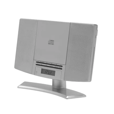 Image of Denver MC 5220 silver Stereoanlage CD, AUX, UKW, incl. remote control, wall mounting