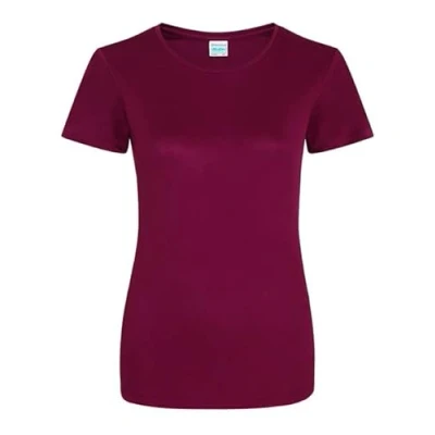 Image of AWDis Womens Cool T Burgundy