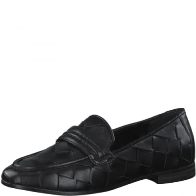 Image of Marco Tozzi Women&#039;s 2 24200 28 Loafer, BLACK ANTIC, 5 UK