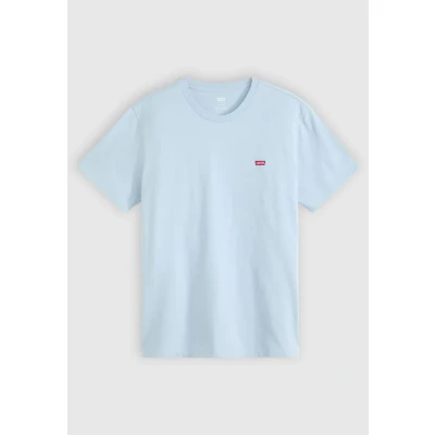 Image of Levi&#039;s Original TEE Basic Tshirt, Men&#039;s, Size: Small, Niagara mist slub