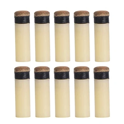 Image of Alomejor 10PCS Snooker Pool Cue Tip Replacement Optional Size with 10mm 11mm 12mm and 13mm Tips, No Glue or Tools Required (11mm)