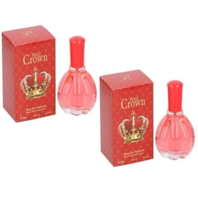 Image of Modaleo Women Perfume Eau de Spray for Her Women’s Fragrance EDP EDT 100ml / Gift Wrap Pack (2 x Red Crown Women)