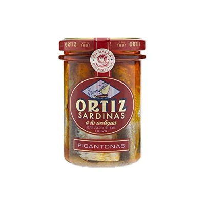 Image of Spicy Sardines in Olive Oil 190g Jar Ortiz