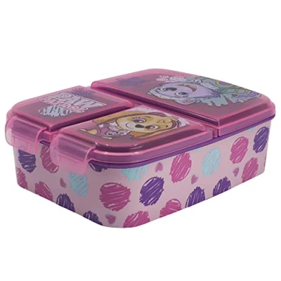 Image of Stor 74520 SANDWICHERA Multiple PAW Patrol Girl Sketch Essence Lunch Box, Plastic