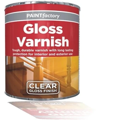 Image of Gloss Varnish for Wood 300ML Finish Metal Concrete Interior Exterior
