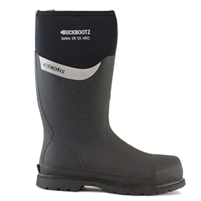 Image of Buckler Buckbootz Bbz6000bk Black Safety Wellington Boots Size 13