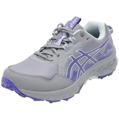 Image of Asics Gelventure 10 Trail running shoes, Women&#039;s, Size: 3, Gravel/blue violet Textile/synthetics