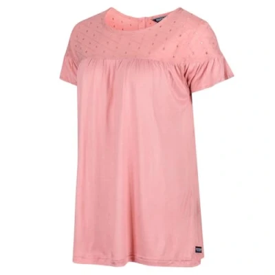 Image of Regatta Womens Abitha T Shirt Chalk Blush S