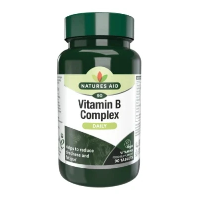 Image of Natures Aid Vitamin B Complex, Suitable for Vegans, 90 Tablets