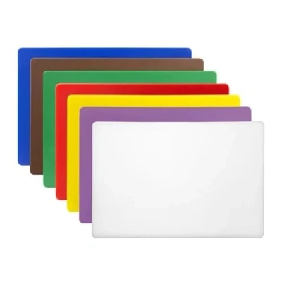 Image of Hygiplas Low Density Chopping Board Set 600x450x20mm (Set 7)