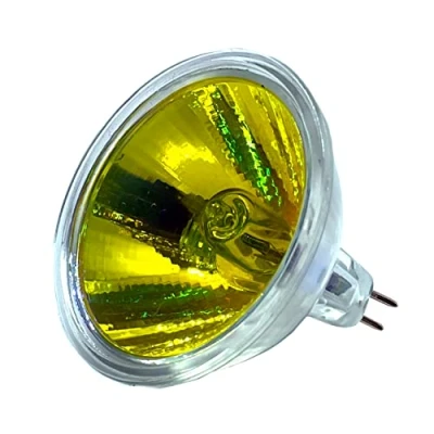Image of bartyspares Lamp Light Bulb for Dimplex Optimyst Amber 45 50w 12v Mr16 Fires Opti myst