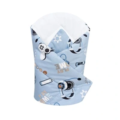Image of Baby Swaddle Wrap Blanket/Newborn Cotton Swaddling Sleeping Bag 0 to 3 Months (Games)