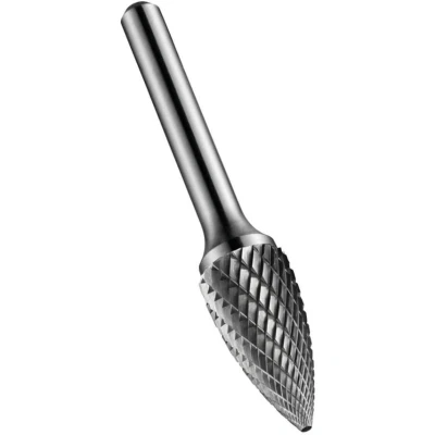 Image of Solid Carbide Rotary Burr Bright Pointed Tree 16 x 6mm DOR8131606