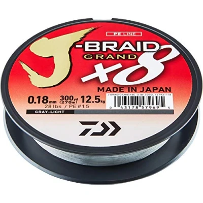 Image of Daiwa J Braid Grand X8 JBG0.20 270DG / 270m 35lb 0.20mm dia Dark Green