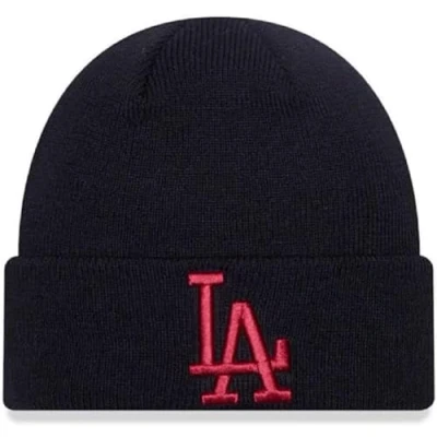 Image of New Era Kids MLB Leauge Essential Beanie Los Angeles Dodgers Black