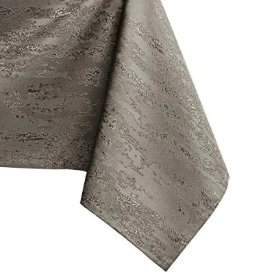 Image of AmeliaHome Tablecloth 40 x cm, Stain Protection, Lotus Effect, Washable, Water Repellent, Cappuccino Ornament, Vesta