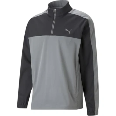 Image of Puma Golf Mens Momentum Sweater Black/Quiet Shade XL