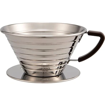 Image of Kalita Wave Series Dripper 185 [For 2 to 4 People] #05151, Sliver