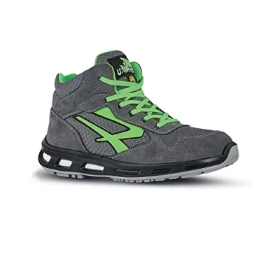Image of U Power Red Lion® Ramas, Safety Shoes, High, Lightweight and Flexible, Anti perforation, Puncture, with Infinergy Insert, Aluminium Toe Caps (Black 44)
