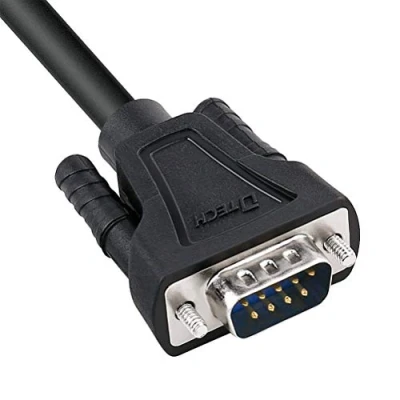 Image of DTech DB9 RS232 Serial Cable Black Male to 9 Pin Wire Straight Through (3m,Black)
