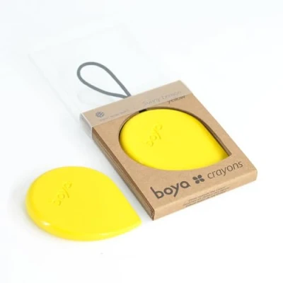 Image of Boya Soft Wax Pastel Crayon Sunny Lemon (Yellow) Single