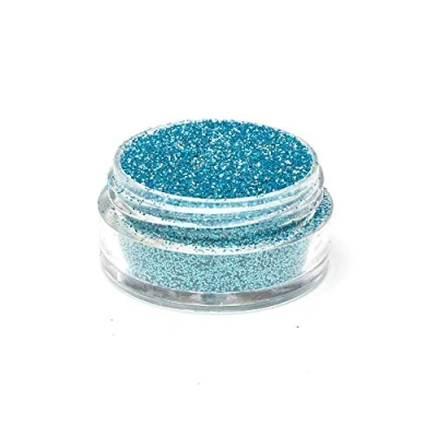 Image of Ultra Fine Glitter/Nail Art Floristry Dust/Wine Glass &amp; Crafting Glitters/Card Making Supplies / 0.008&quot; Pack of Glitter 10g 25g 50g 100g (Turquoise Holographic, 25g)