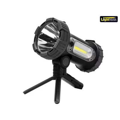 Image of Lighthouse Torches L/HELANT380R Rechargable LED Lantern &amp; Spotlight 300Lm up to 6 hours run time