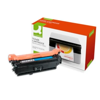 Image of Q Connect Compatible Solution HP 507A Cyan Laserjet Toner Cartridge CE401A