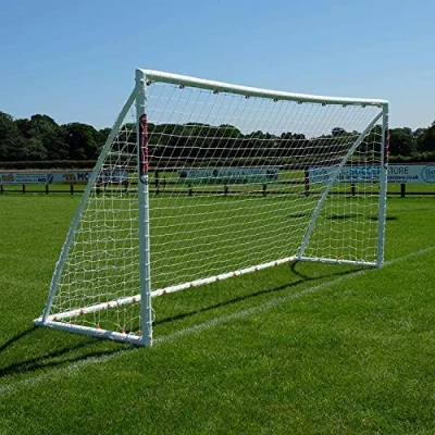 Image of SAMBA 12ft x 6ft Football Goal Locking Model Strong Weatherproof Posts.