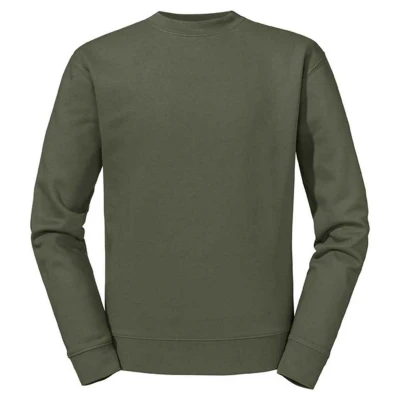 Image of Russell Athletic Mens Authentic Sweatshirt (Olive Green) Size X Large
